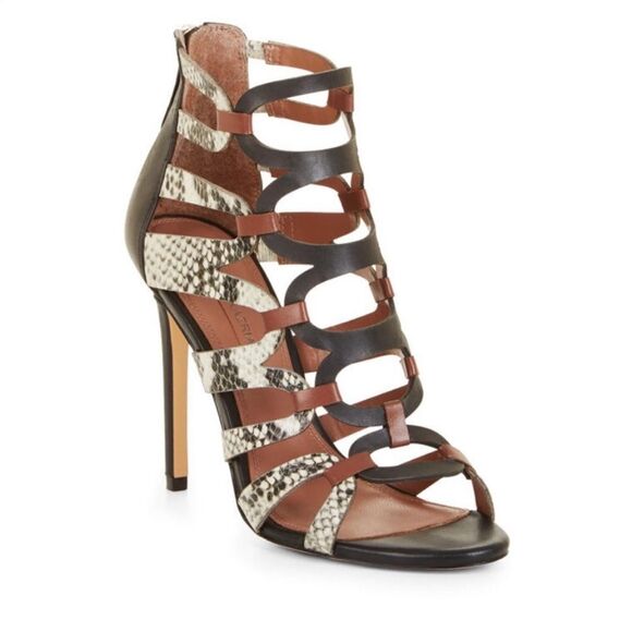 🔥BCBGmaxazria    Valentia Python Leather Shoes - size 6 New in box - Picture 8 of 10